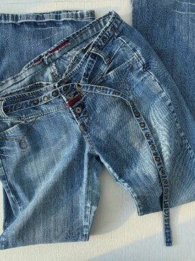 Vintage Y2K Marithé François Girbaud Low Rise Flare Jeans 32